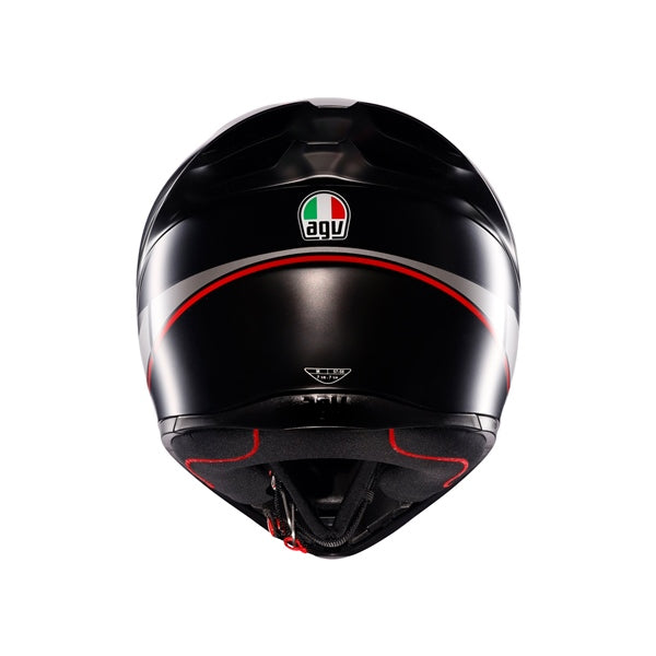 AGV-HELM K1 S LAP MAT BK/GY/RD 2XL 2118394001-034-XXL 8051019743435