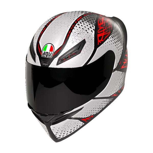 AGV-HELM K1 S SPEEDARMOR MAT BK/GY/RD 2XL 2118394017-073-XXL 8000958420587