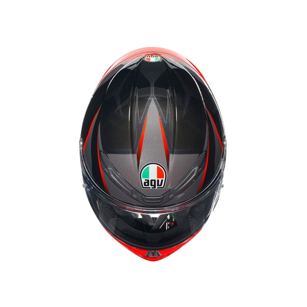 AGV-HELM K6 S SLASHCUT BK/GY/RD 2XL 2118395001-014-XXL 8051019607935