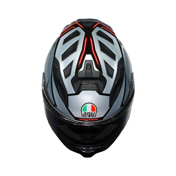 AGV-HELM K7 JAEGER BK/SI 2XL 2118399001-005-XXL 8051019903709