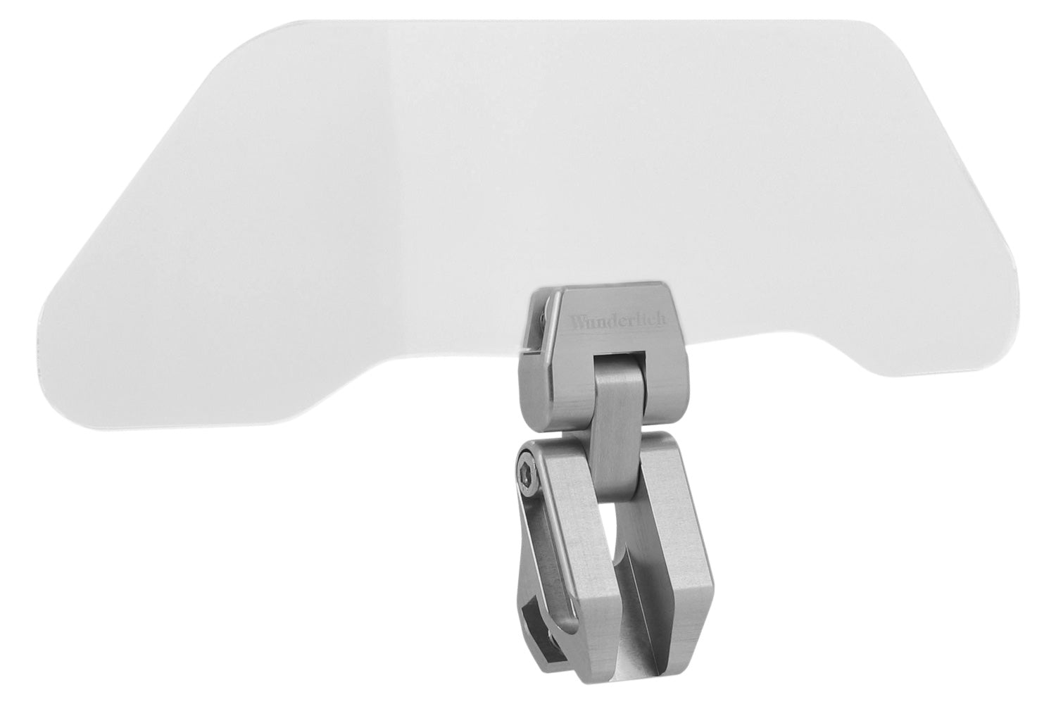 Wunderlich windshield extension Vario-ERGO 3D+ transparent, perfect wind protection thanks to the clever add-on spoiler