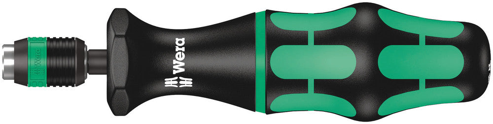 Wera Tools - 7400 Imperial series Kraftform Torque screwdrivers, with factory pre-set value (2.5-29.0 in. lbs.) and Rapidaptor quick-release chuck, handle size 105 mm