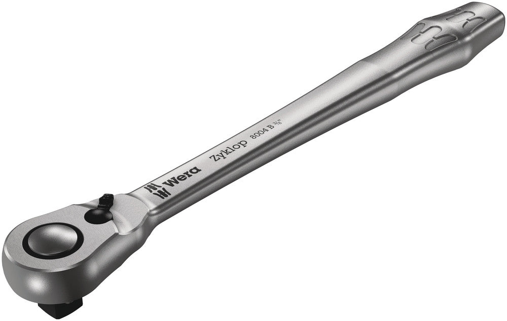 Wera Tools - 8004 B Zyklop Metal Ratchet with switch lever and 3/8" drive