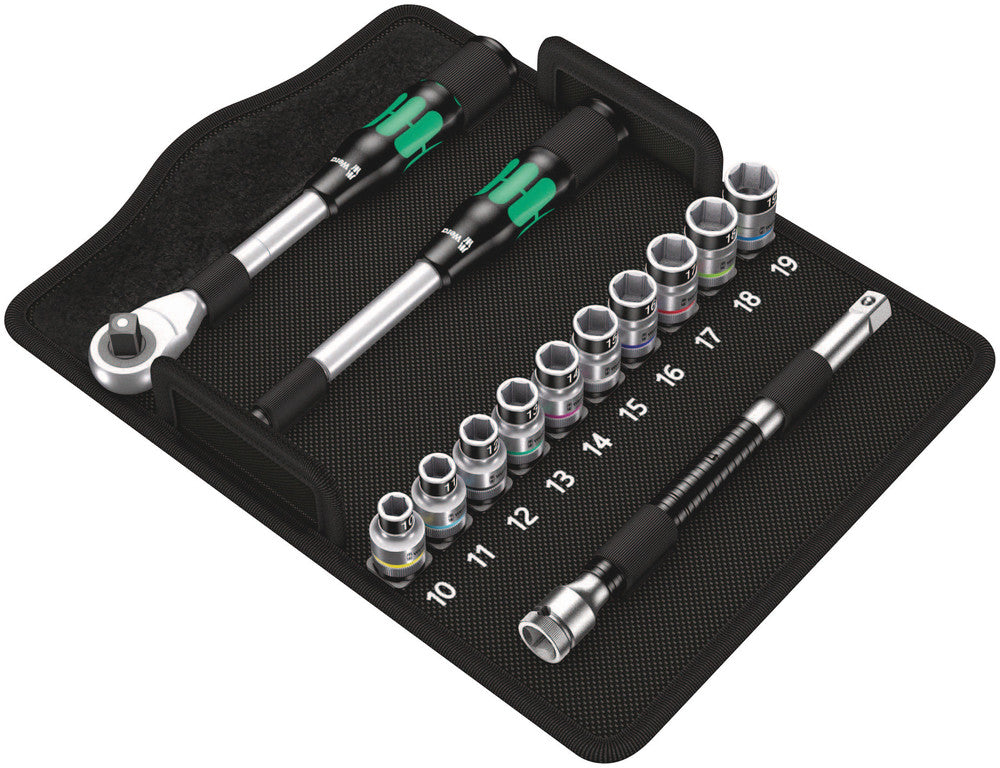 Wera Tools - 8006 SC 1 Zyklop Hybrid Ratchet Set, 1/2" drive, metric