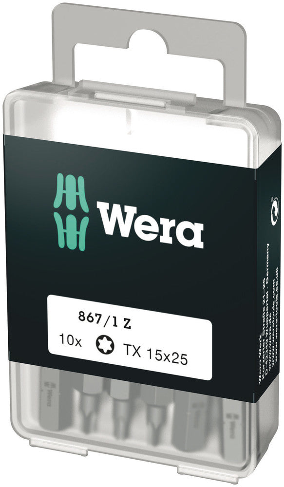 Wera Tools - 867/1 DIY TORX® bits