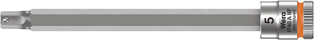 Wera Tools - 8740 A HF Zyklop bit socket with holding function, 1/4" drive