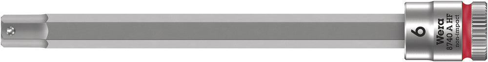 Wera Tools - 8740 A HF Zyklop bit socket with holding function, 1/4" drive