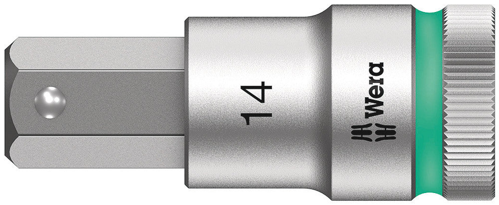 Wera Tools - 8740 C HF Zyklop bit socket with 1/2" drive with holding function