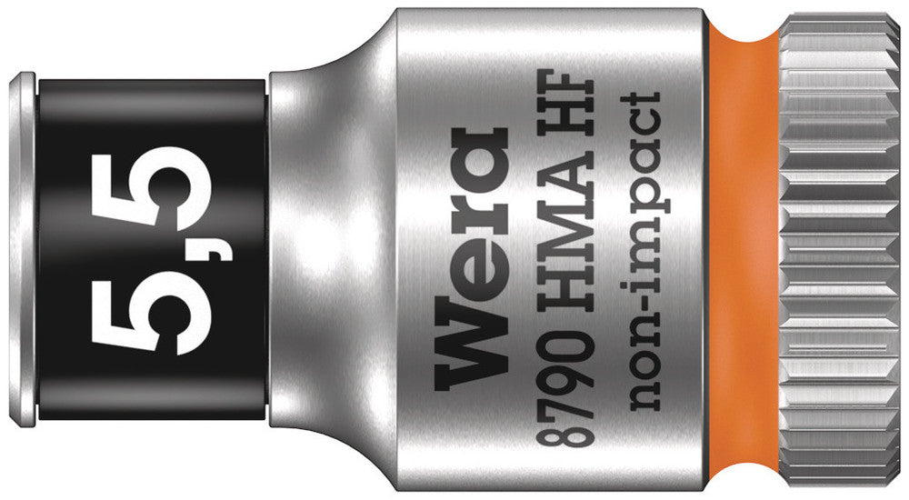 Wera Tools - 8790 HMA HF Zyklop socket with 1/4" drive with holding function