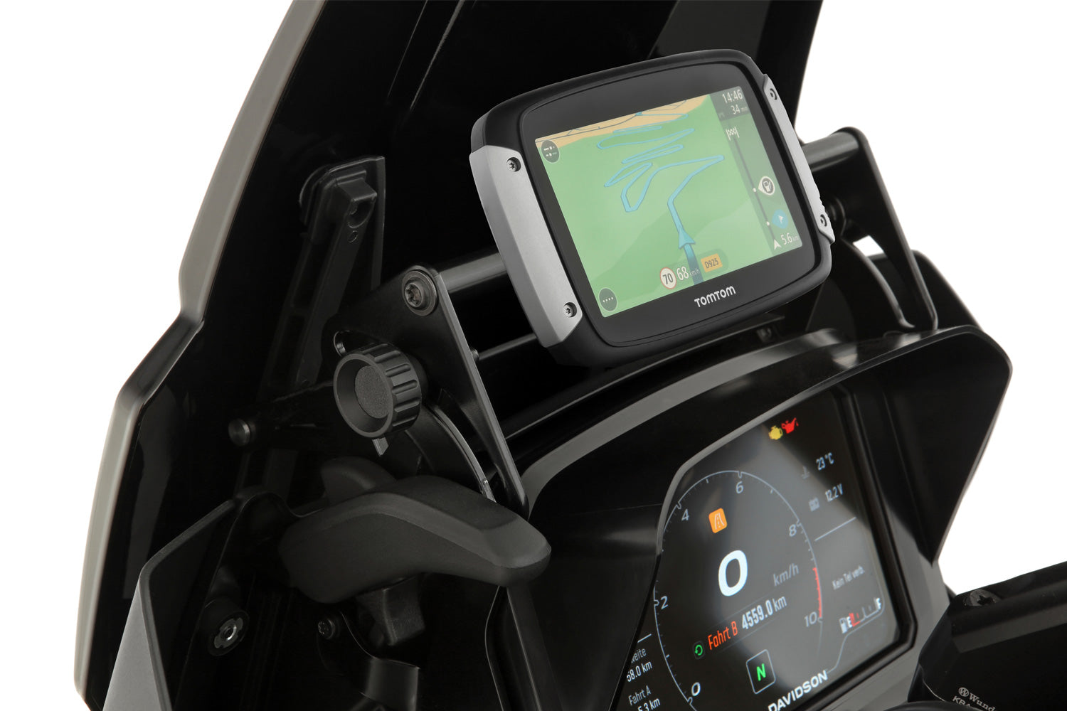 Wunderlich - Bundle of Windshield Reinforcements & Device Holder