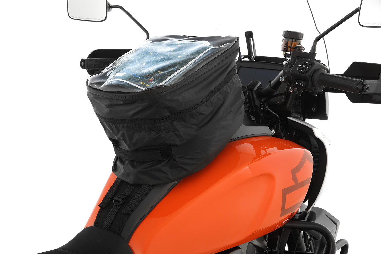 The universal Wunderlich Vario rain cover reliably protects your tank bag and sensitive items inside, even in heavy rain.