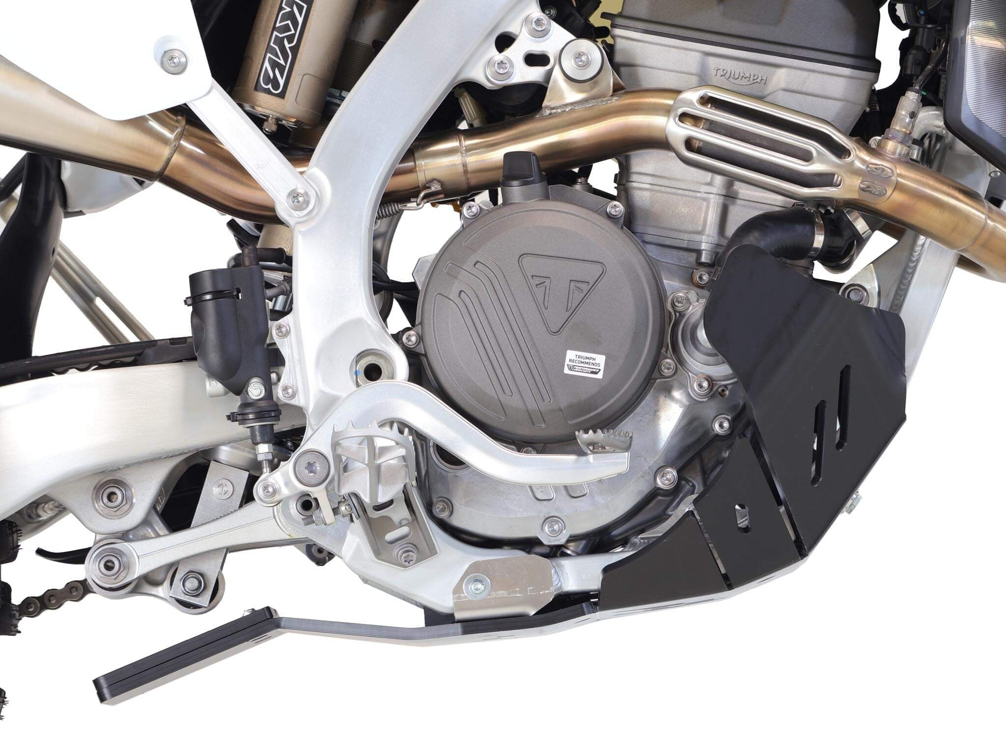 AXP - Skid Plate Triumph TF 250-X / TF 250-E with linkage guard (2025 - 2026)