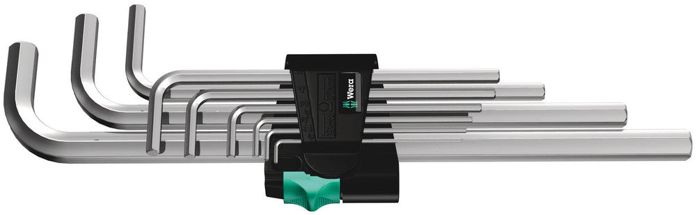 Wera Tools - 950/9 Hex-Plus 2 L-key set, metric, chrome-plated