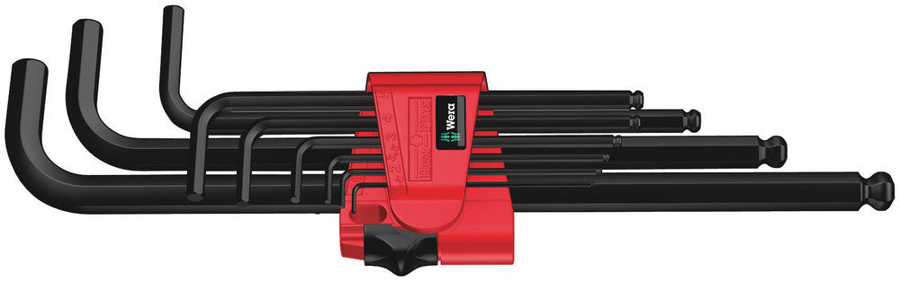 Wera Tools - 950/9 Hex-Plus 6 SB L-key set, metric, BlackLaser