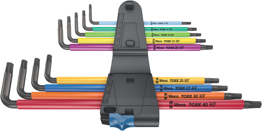 Wera Tools - 967/9 TX XL Multicolour HF 1 L-key set with holding function, long