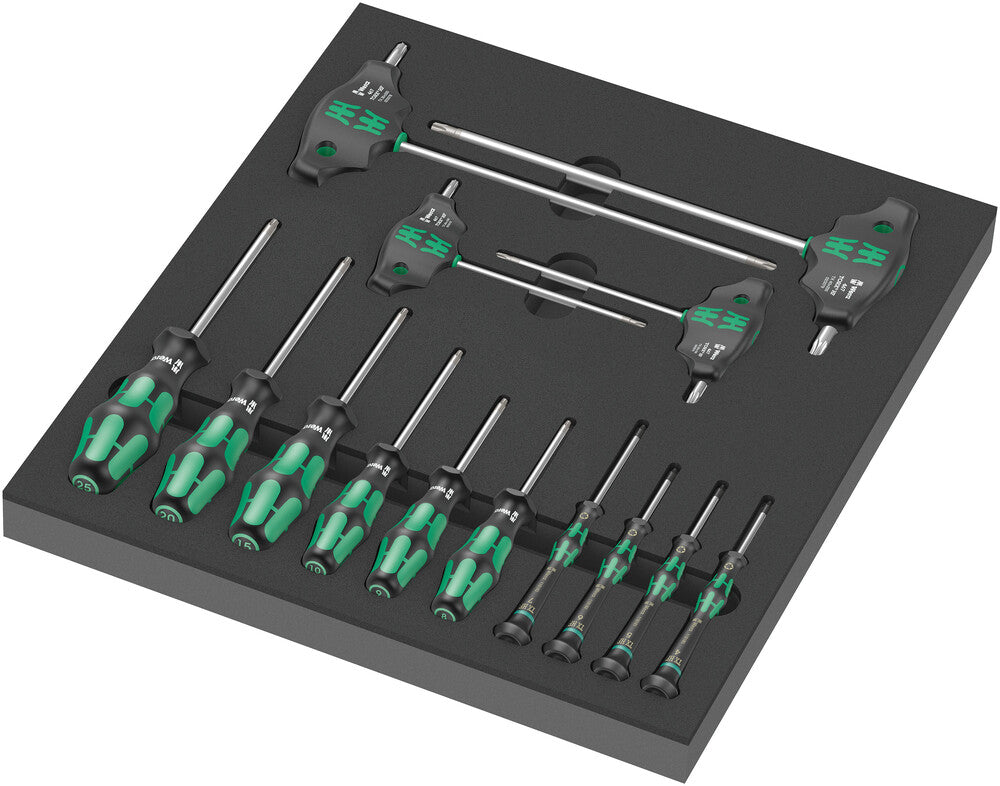 Wera Tools - 9712 Foam insert TORX® HF screwdriver set 1