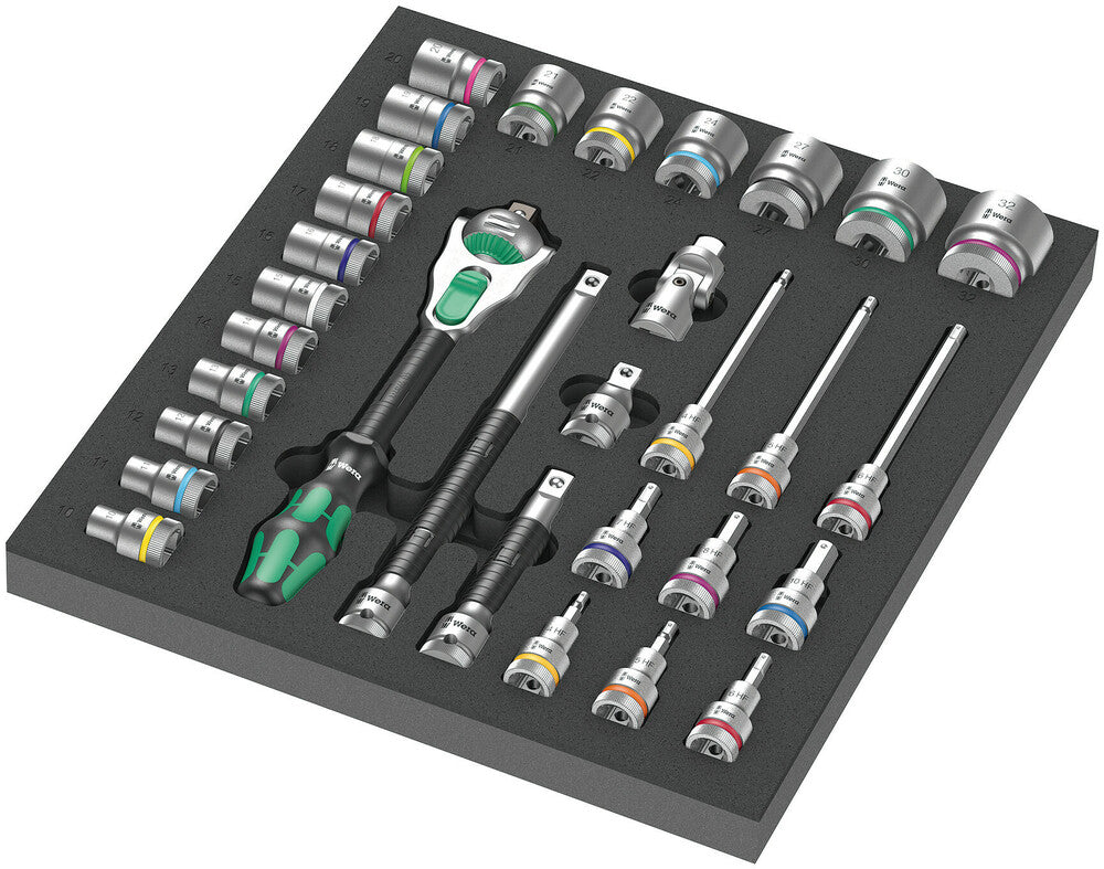 Wera Tools - 9722 Foam insert 8000 C Zyklop 1/2" ratchet set 1