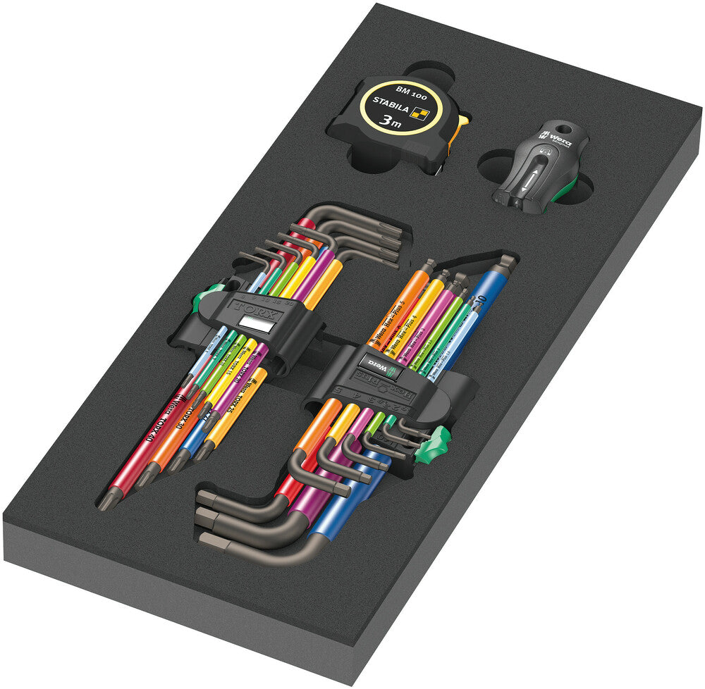 Wera Tools - 9740 Foam insert L-key set 1
