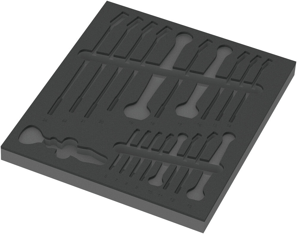 Wera Tools - 9831 Foam insert 6003 Joker Set 1, empty