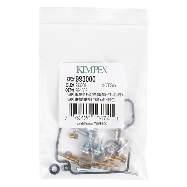 Kimpex - Carburetor Repair Kit for Yamaha (26-1382)