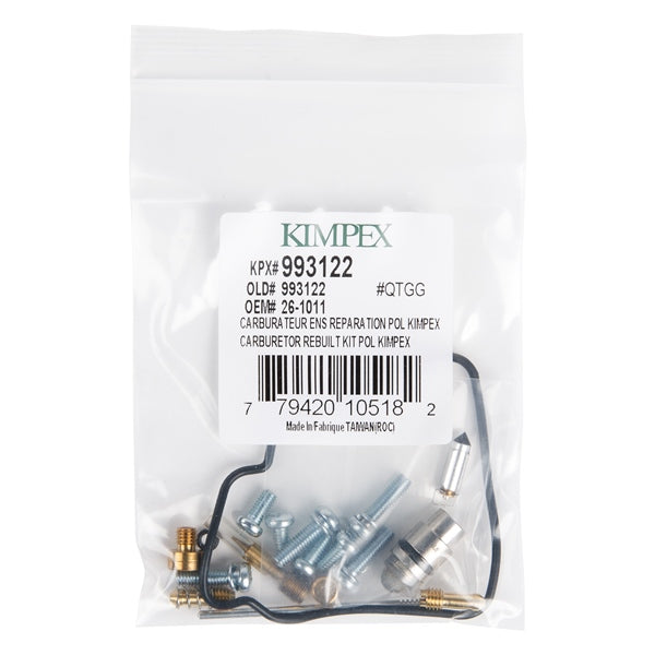 Kimpex - Carburetor Repair Kit for Polaris (26-1011)