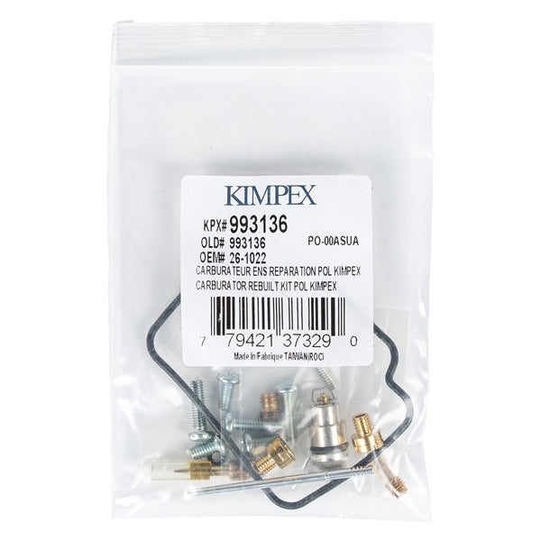Kimpex-CARBURATOR REBUILT KIT POL KIMPEX 26-1022