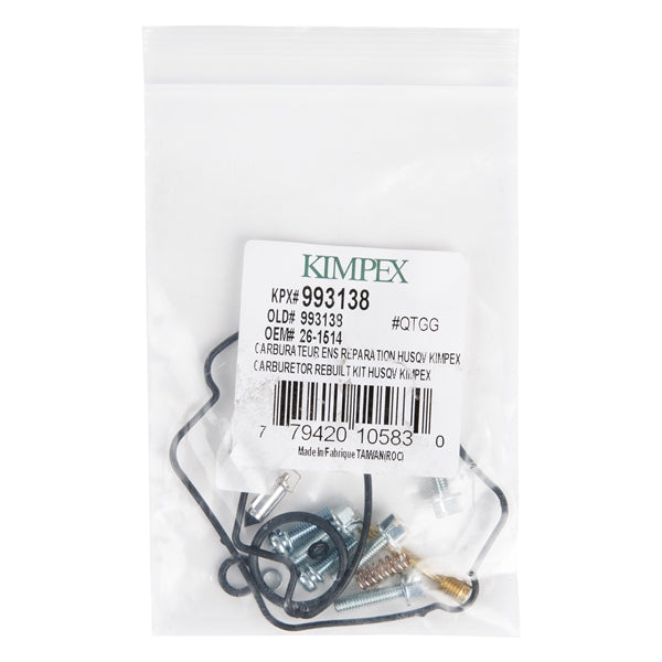 Kimpex-CARBURETOR REBUILT KIT HUSQV KIMPEX 26-1514 7794201055830