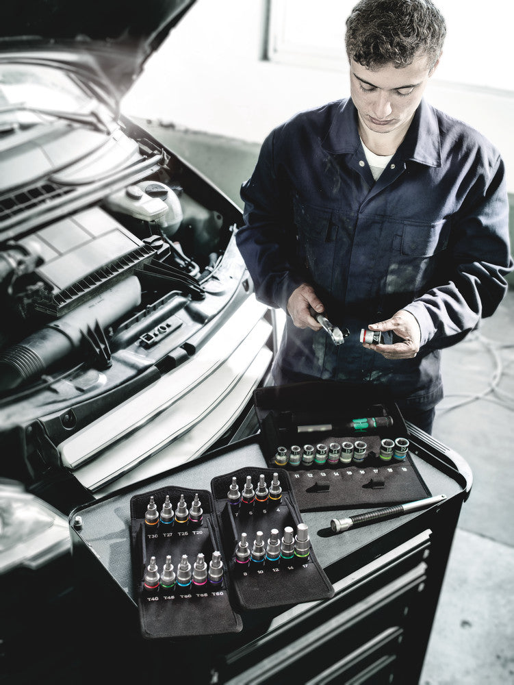 Wera Tools - 8740 B HF 1 Zyklop bit socket set with holding function, 3/8" drive
