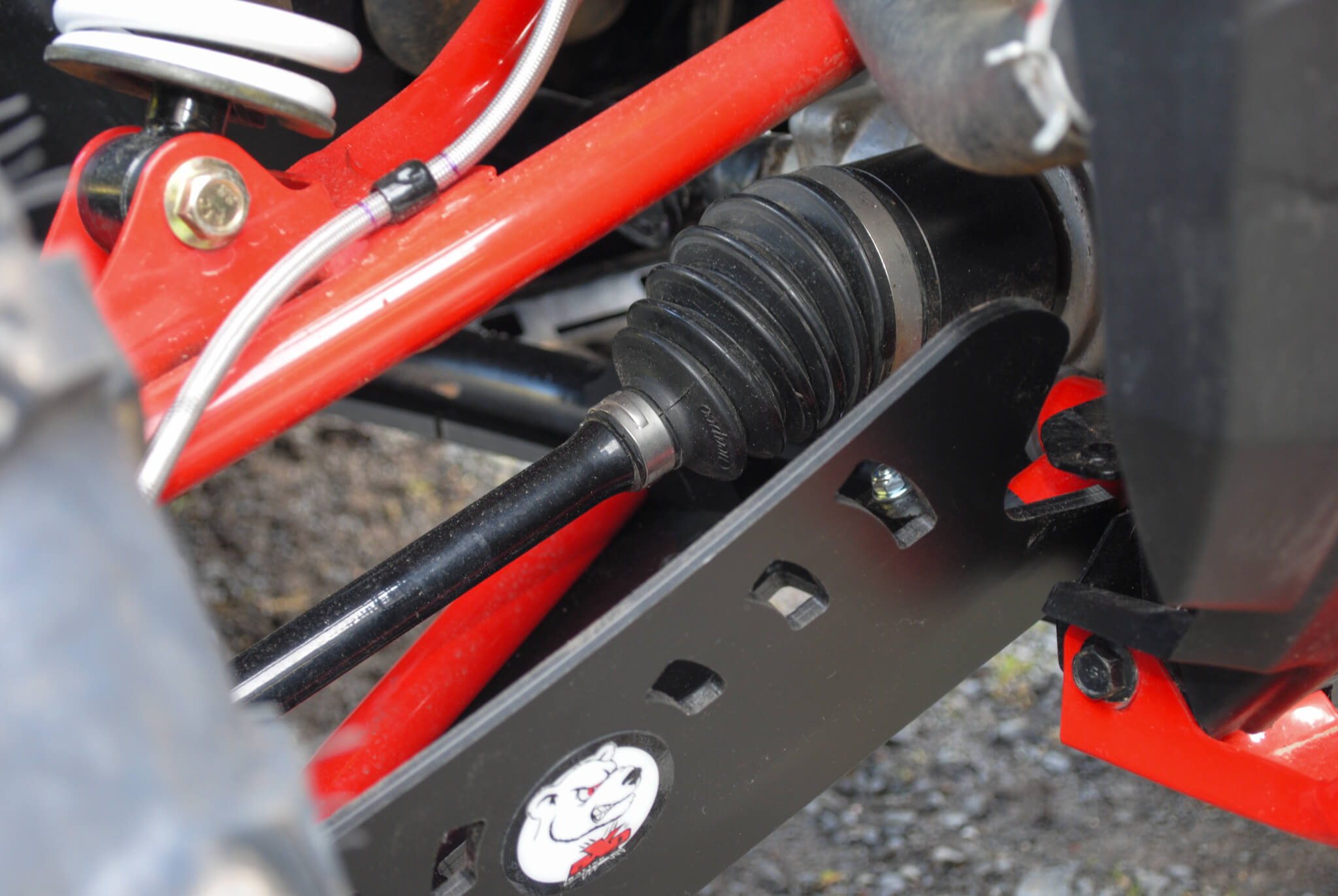 AXP Racing - Front A-Arms Guard HDPE (6mm Thick) for Polaris SCRAMBLER 850 2013-2015