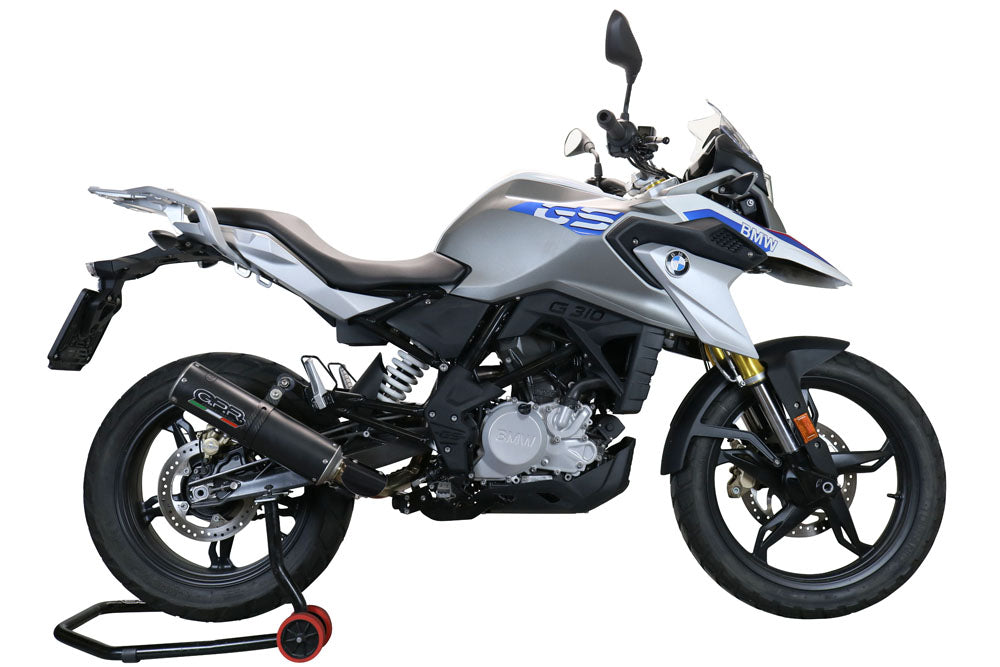 GPR-Exhaust---M3-Black-Titanium-Full-Line-for-G-310-GS-from-2022-to-2024-dB-Killer-Catalyst
