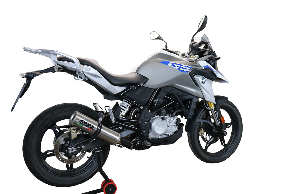 GPR-Exhaust---M3-Titanium-Natural-Full-Line-for-G-310-GS-from-2017-to-2021-dB-Killer-Catalyst
