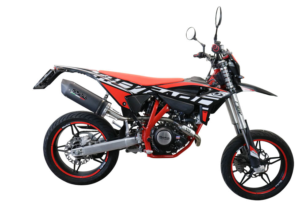 GPR-Exhaust---Furore-Evo4-Nero-Slip-on-for-RR-125-4T-Motard-from-2021-to-2024-dB-Killer-Link-Pipe-Catalyst