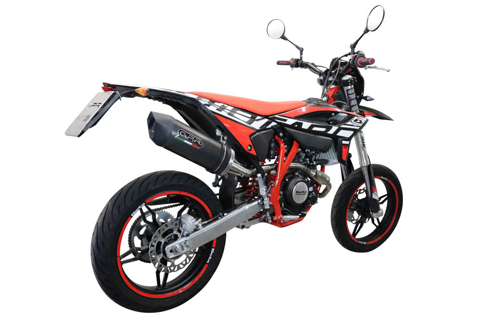 GPR-Exhaust---Furore-Evo4-Poppy-Slip-on-for-RR-125-4T-Motard-from-2021-to-2024-dB-Killer-Link-Pipe-Catalyst
