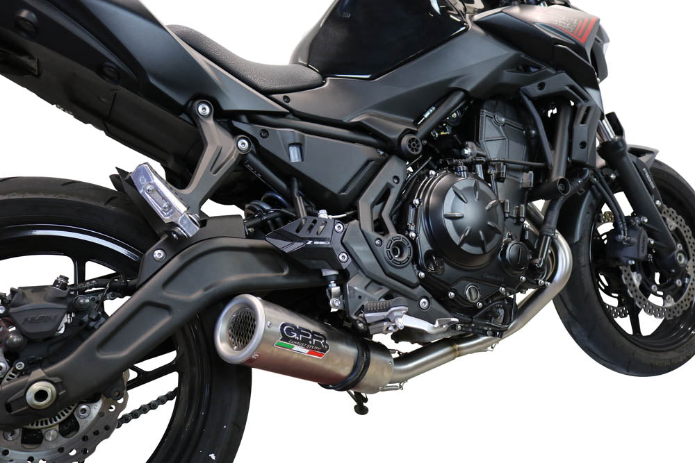 GPR-Exhaust---M3-Inox-Full-Line-for-Ninja-650-from-2021-to-2022-dB-Killer-Catalyst
