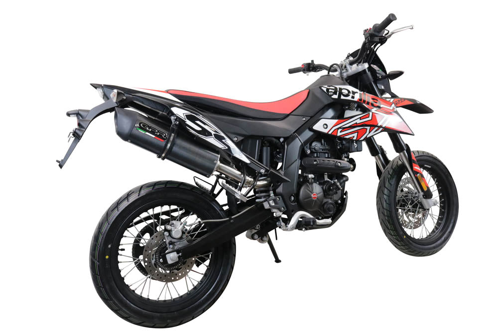 GPR-Exhaust---Furore-Evo4-Poppy-Slip-on-for-SX-125-from-2021-to-2024-dB-Killer-Link-Pipe-Catalyst