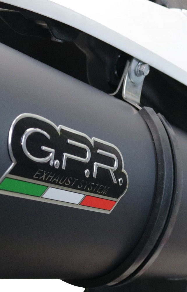 GPR-Exhaust---Furore-Evo4-Nero-Slip-on-for-RR-125-4T-Enduro-from-2019-to-2020-dB-Killer-Link-Pipe-Catalyst