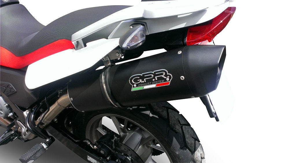 GPR-Exhaust---Furore-Nero-Slip-on-for-G-650-X-Country-Challenge-Moto-from-2006-to-2012-dB-Killer-Link-Pipe