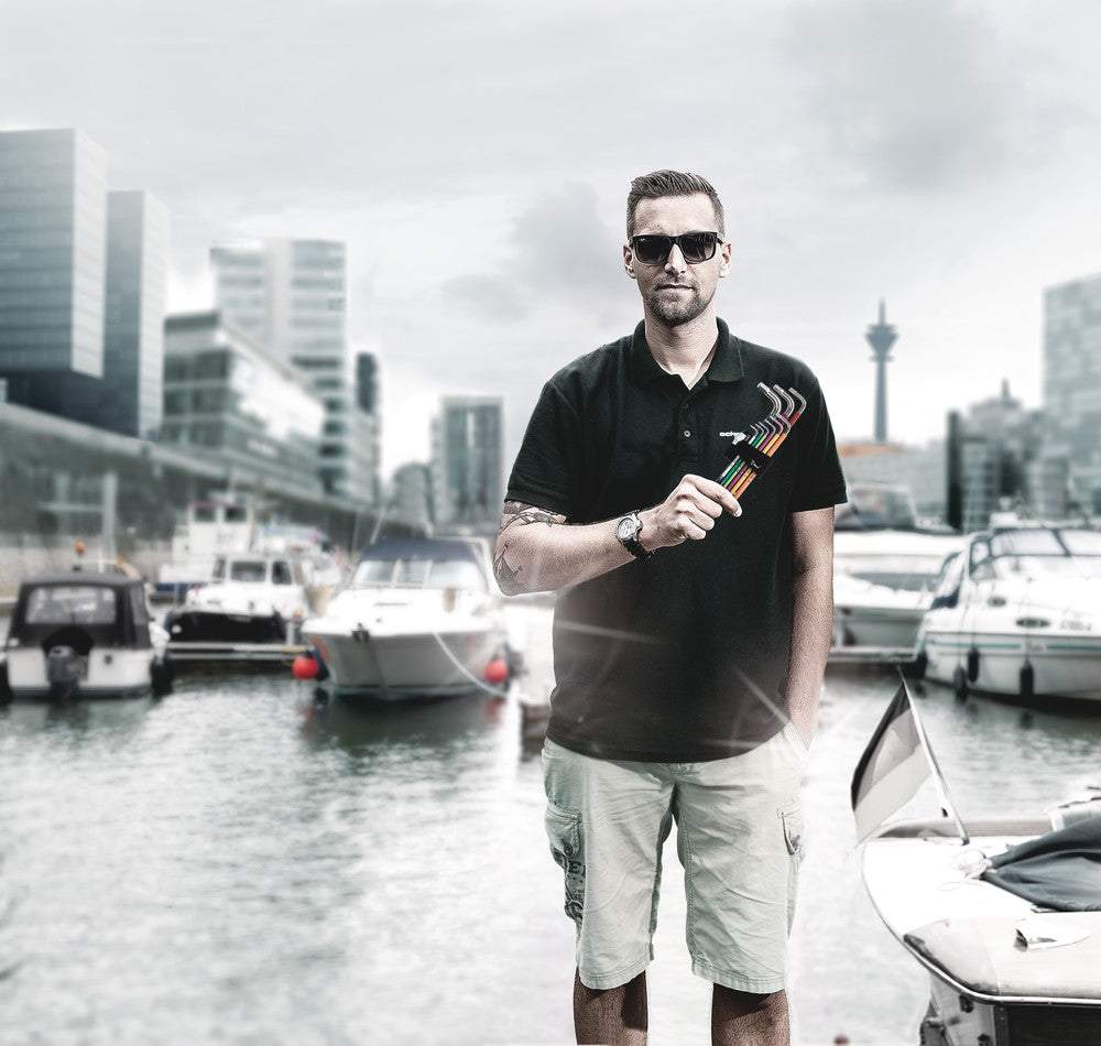 Wera Tools - 950/9 Hex-Plus 3 L-key set, metric, chrome-plated