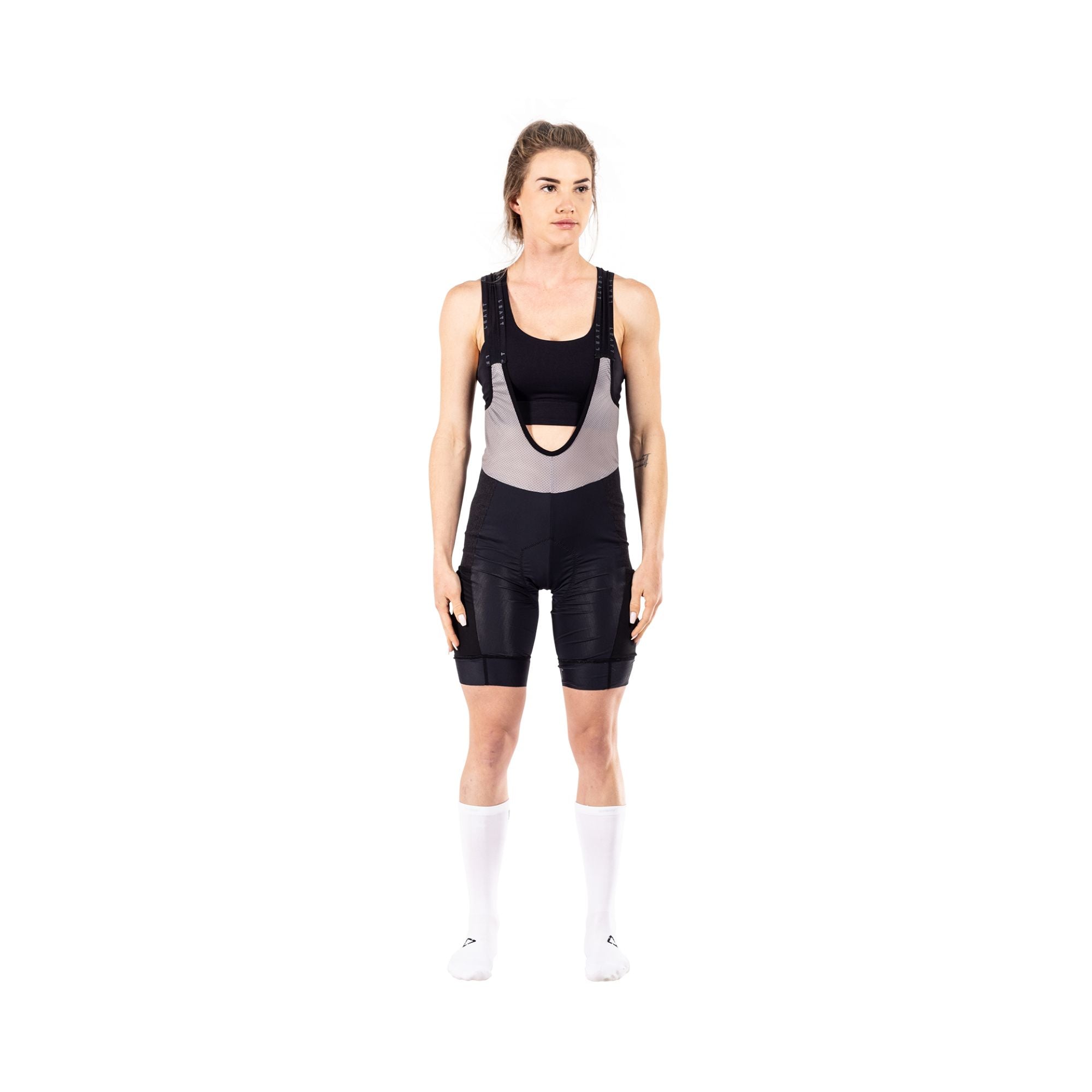 LEATT APPAREL BIB SHORTS 5.0 ENDURANCE WOMENS BLACK XL
