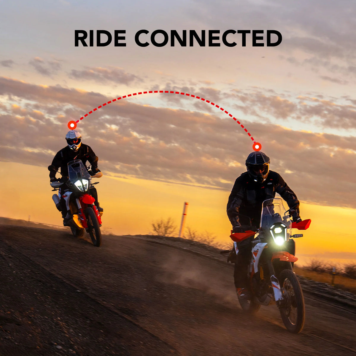 Sena - OUTLANDER Versatile Dual Sport Smart Motorcycle Helmet