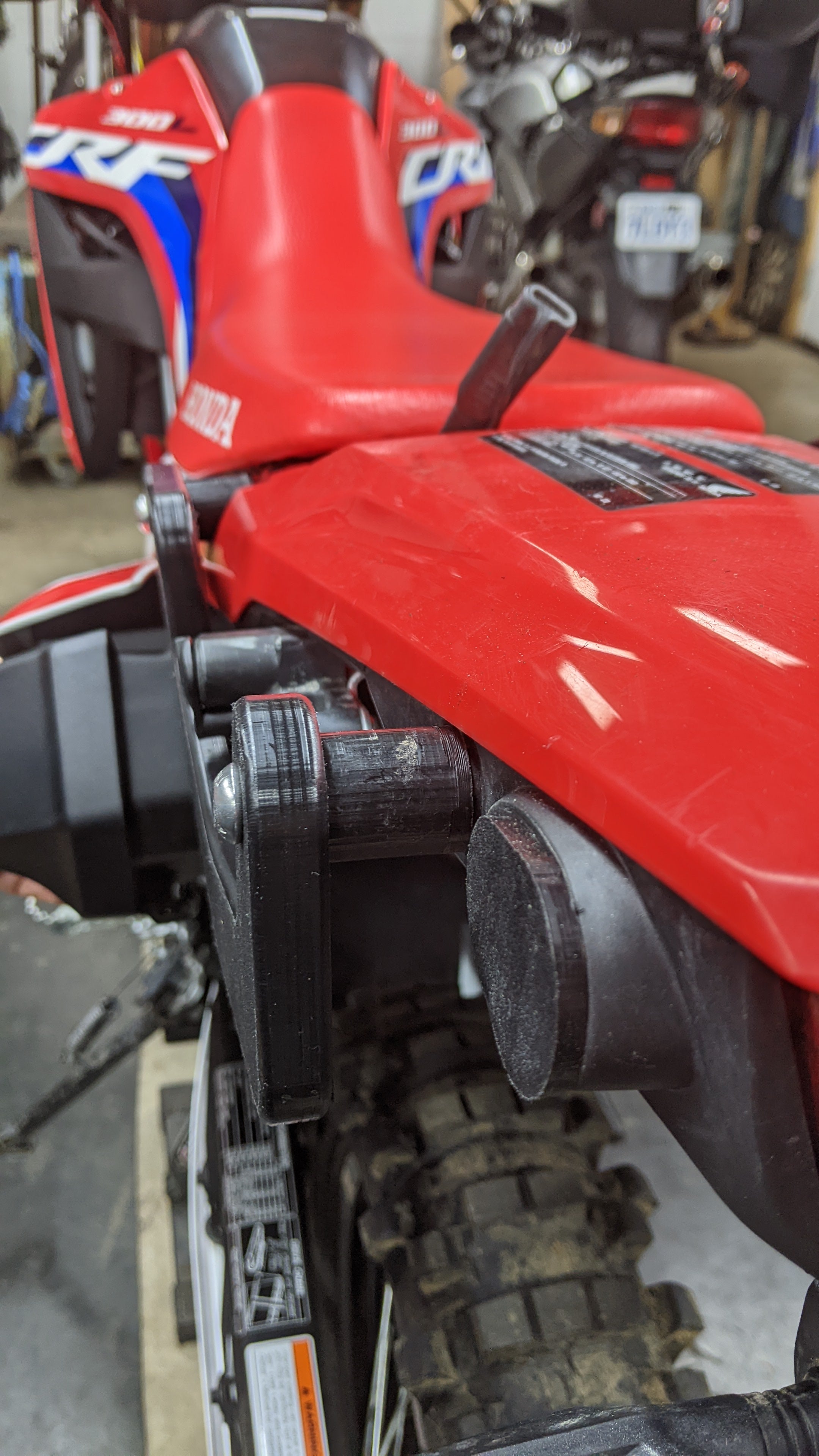 JET Moto Products - Low Type HDPE Grab Rails for Honda CRF 300L & Rally