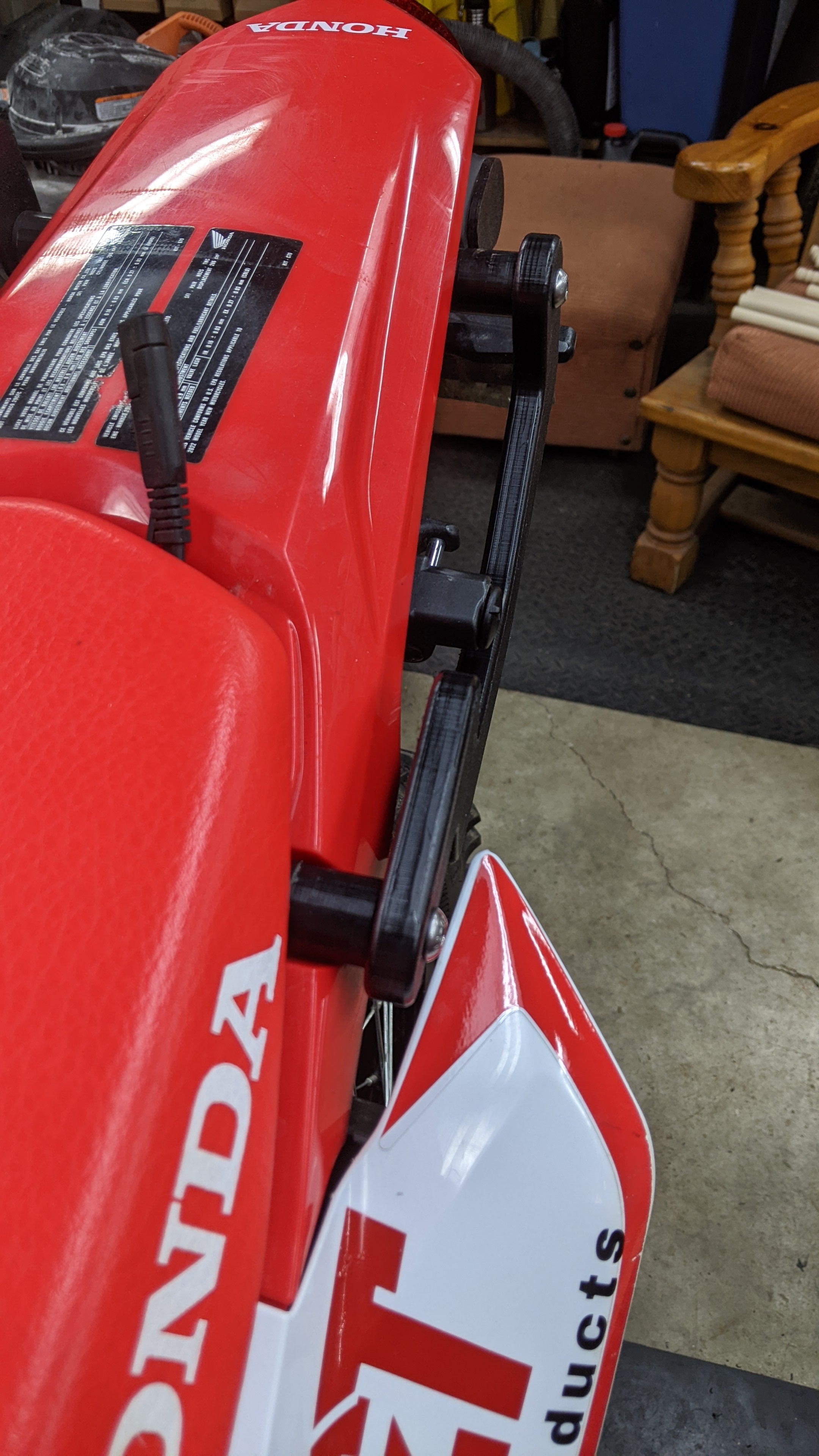 JET Moto Products - Low Type HDPE Grab Rails for Honda CRF 300L & Rally