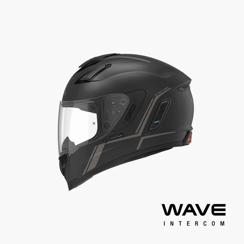 Sena - STRYKER Full-Face Motorcycle Smart Communication Helmet with Mesh Intercom