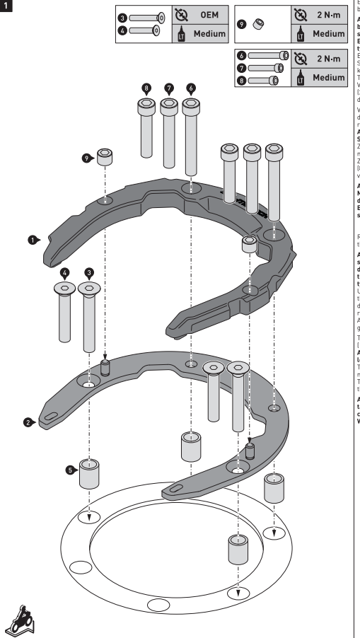 SW-Motech - Pro Tank Ring for Yamaha MT09 (2023+)