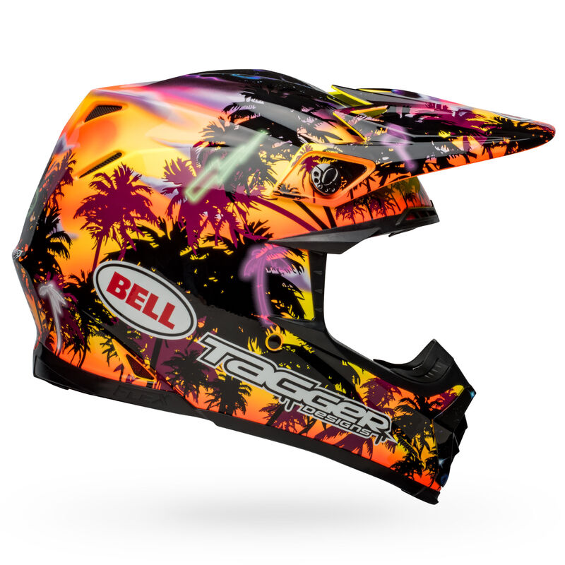 Bell Helmets - Moto-9S Flex 'Tagger Tropical Fever' Off-Road Helmet