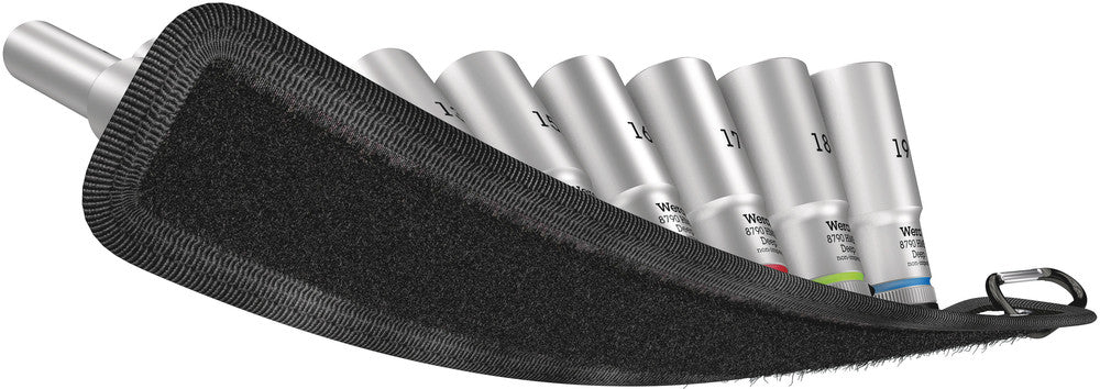 Wera Tools - Belt B Deep 1 socket set, 3/8" drive