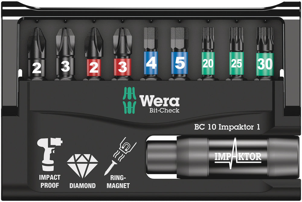Wera Tools - Bit-Check 10 Impaktor 1