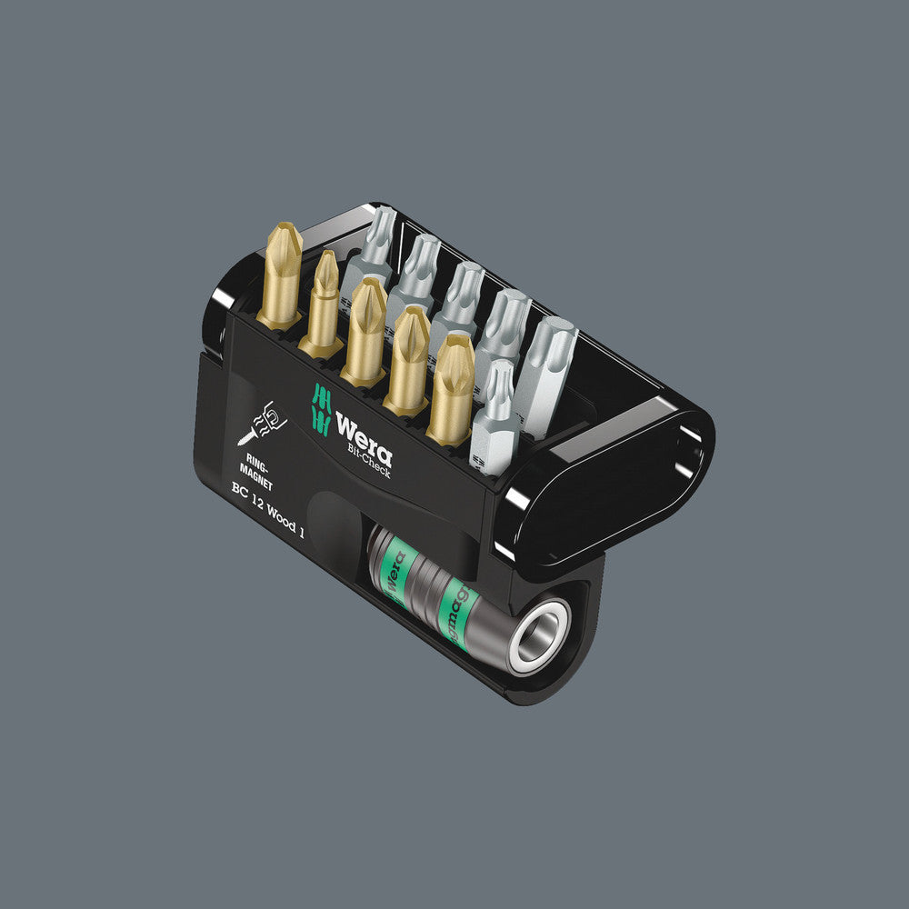 Wera Tools - Bit-Check 12 Wood 1 SB