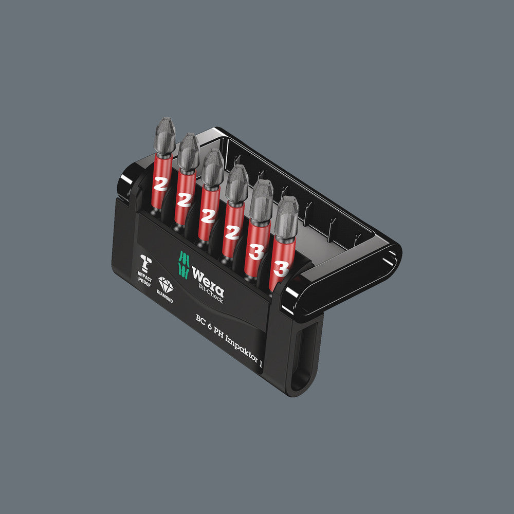 Wera Tools - Bit-Check 6 PH Impaktor 1