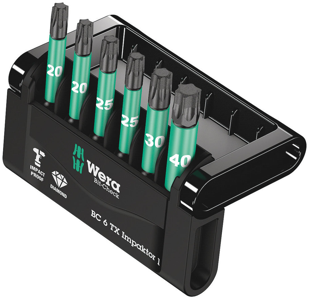Wera Tools - Bit-Check 6 TX Impaktor 1
